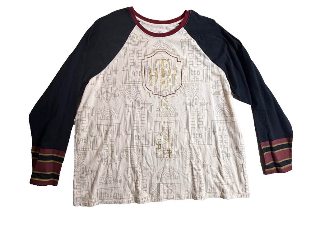 Hollywood Studios Tower of Terror Hotel Disney Sz 2XL Long Sleeve Shirt Raglan